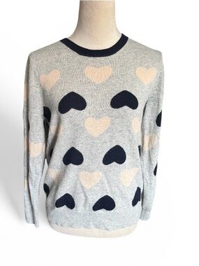 NWT J.Crew Cashmere Heart Sweater